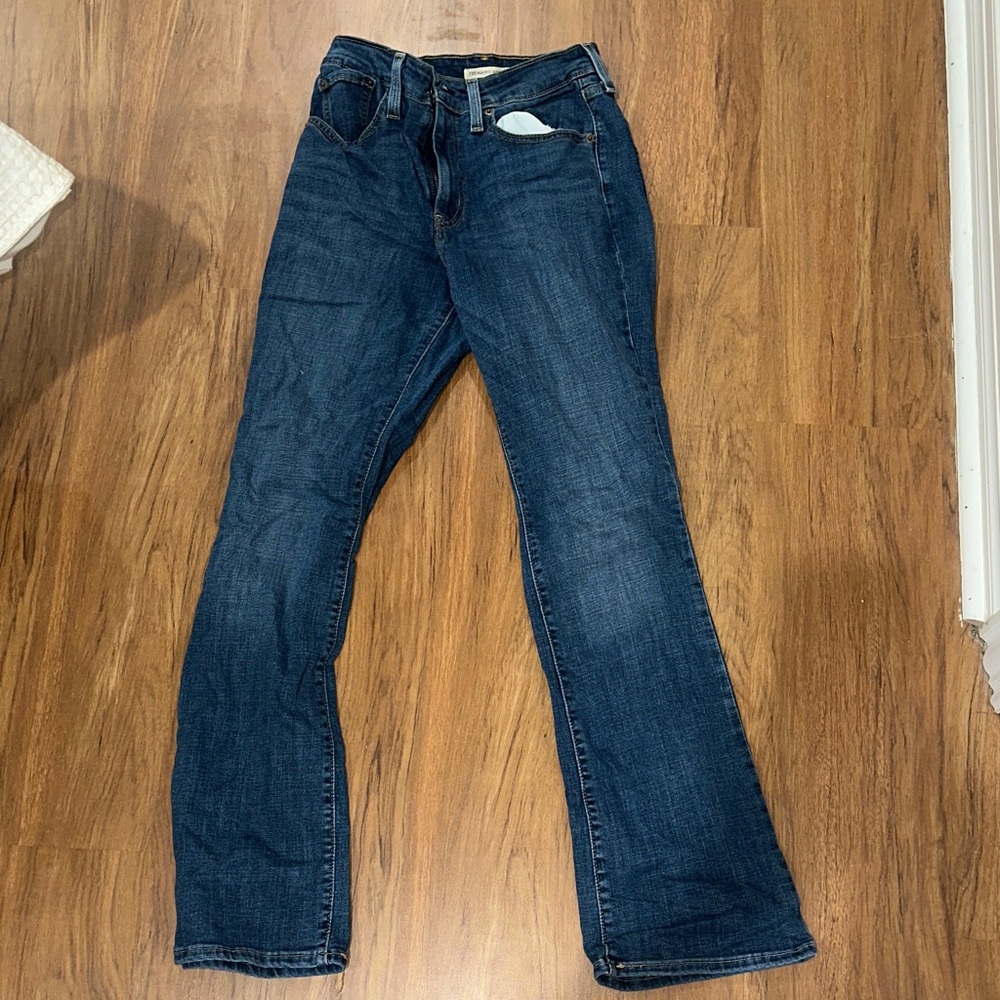Classic Blue Denim Bootcut Jeans